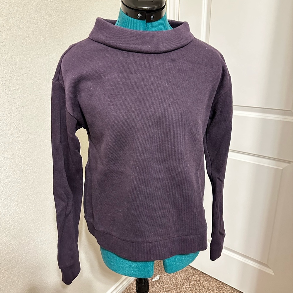 Halogen size s purple sweater
